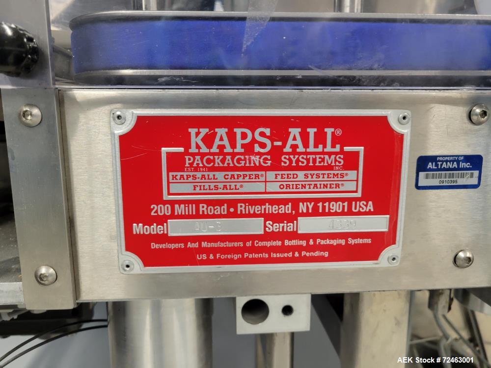 Used Kapsall, Filzall and Capmatic Complete Liquid Filling Line