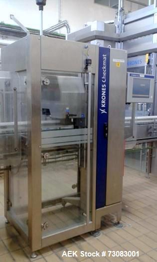 Used Krones Hot Fill Line. Last running juice in 325ml and 475ml containers at 200 Bottle Per Minute. Line consists of Krones Contifeed RS preform feeder, Krones Contiform blow molder, Krones Modufil...