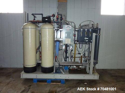 Used Norland 5 Gallon Bottle Water Filling Line capable of filling up to 150 bottles per hour.  Norland BW150 bottle washer, compact design, stainless steel construction, recirculated wash and saniti...