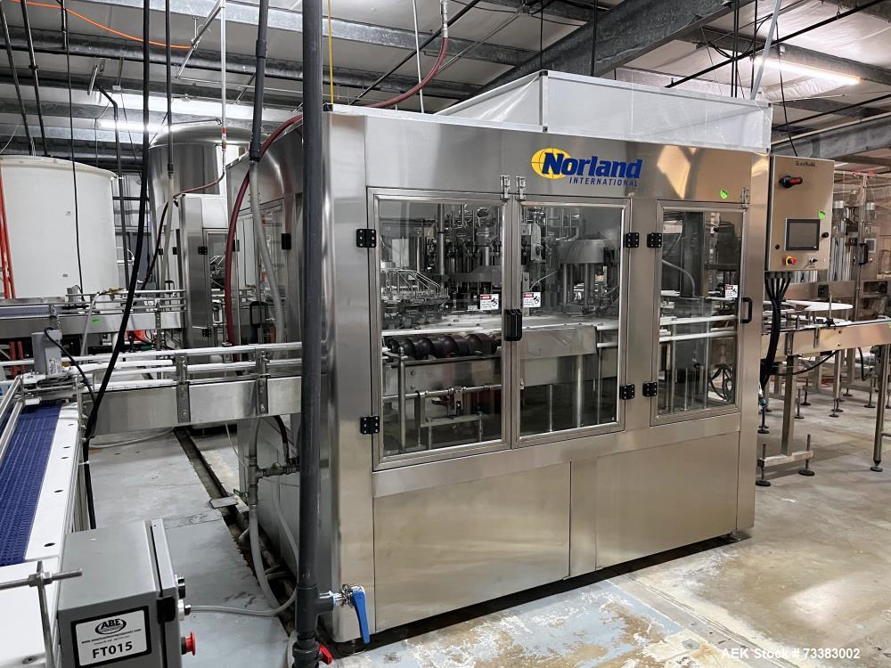 Used Norland Filling Line – 4000 BPH (66 BPM) | 16oz Bottles | Turnkey Bottling System