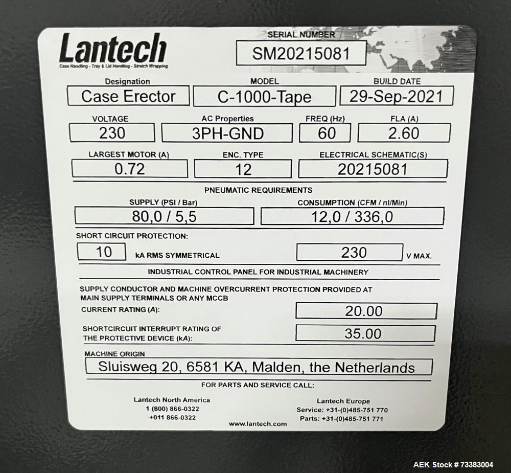 Used Complete Filling line for Bottle, manufactured by Norland. Running 25oz Bottles
