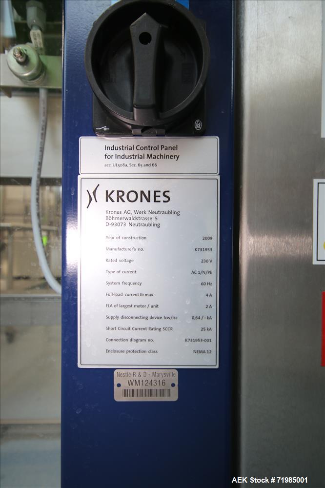 Used- 2009 Krones PET-Aseptic Filling System