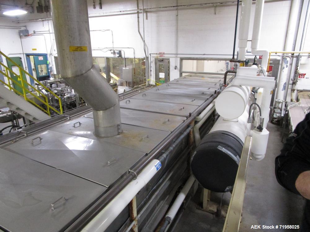 Used-Pfaudler Complete Hot Fill Jar Filling Line. Last running cheese products at speeds over 300 CPM at 205 deg f. Line con...