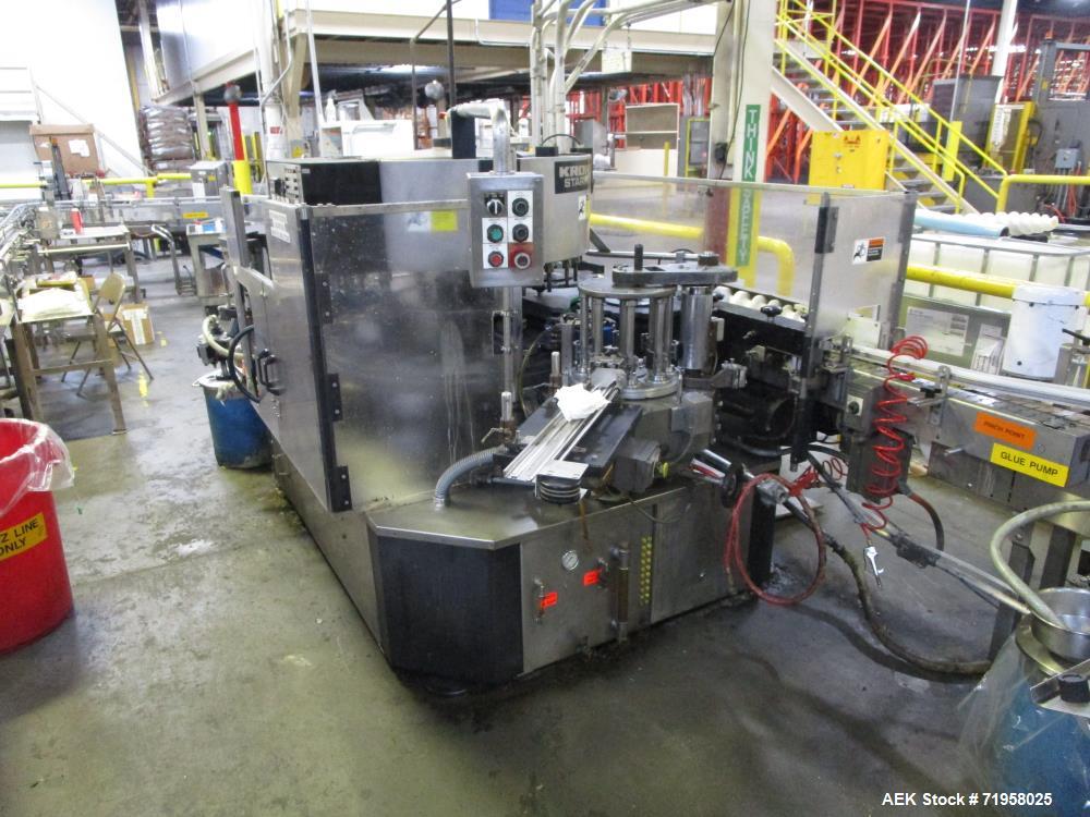 Used-Pfaudler Complete Hot Fill Jar Filling Line. Last running cheese products at speeds over 300 CPM at 205 deg f. Line con...