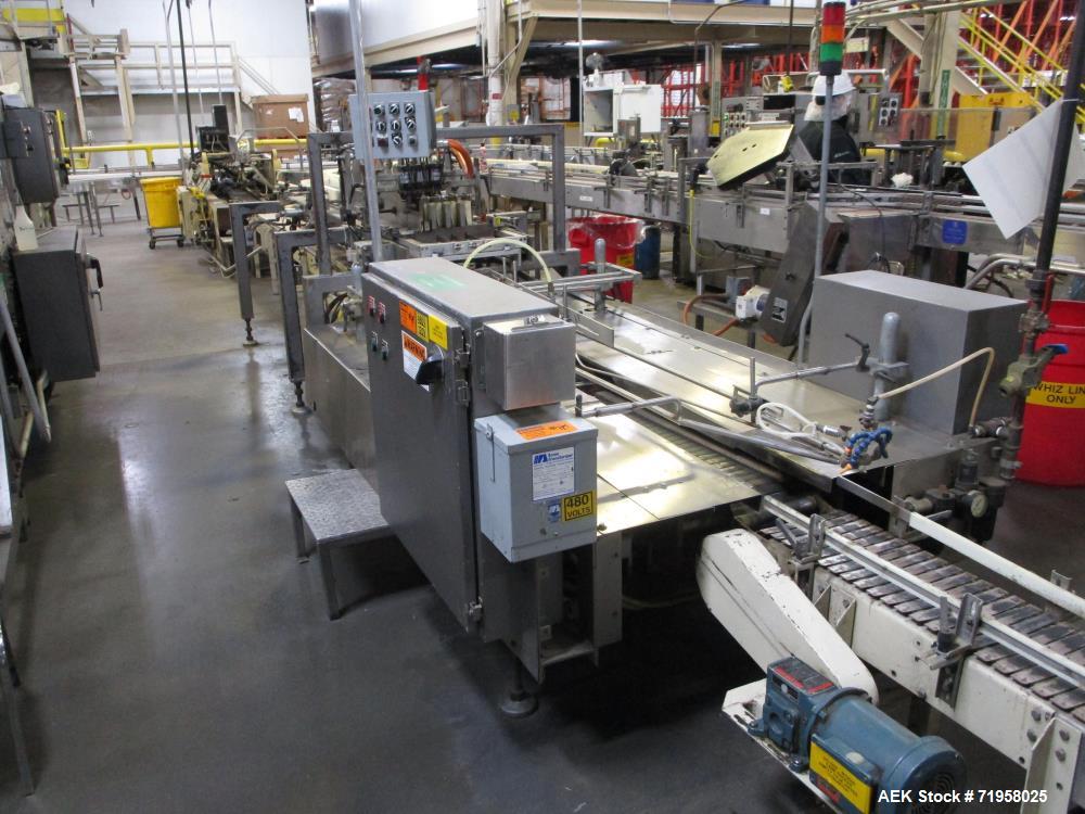 Used-Pfaudler Complete Hot Fill Jar Filling Line. Last running cheese products at speeds over 300 CPM at 205 deg f. Line con...
