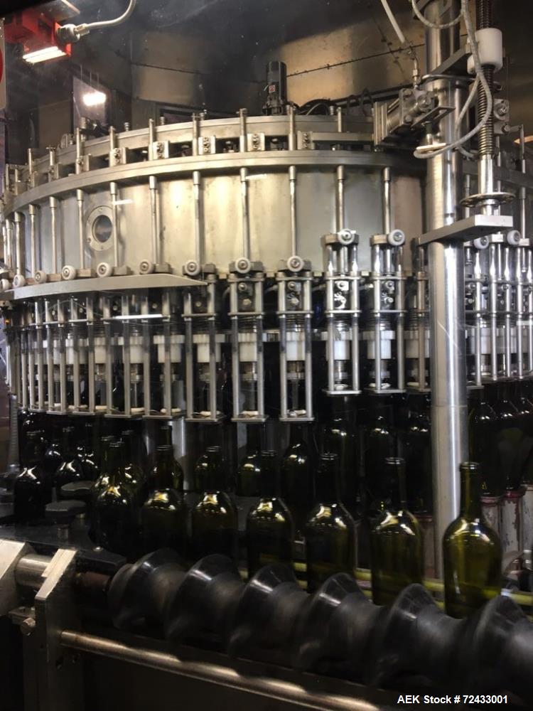 Used Complete Robino and Galandrino Wine Glass Bottle Filling Line