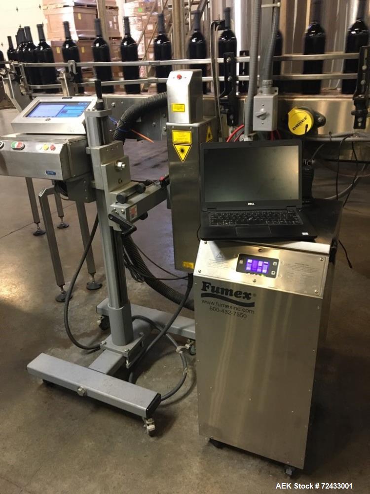 Used Complete Robino and Galandrino Wine Glass Bottle Filling Line