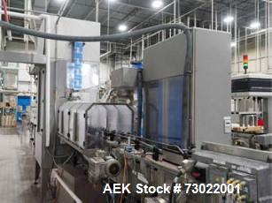 Complete Sidel ESL Bottle Filling Line with Blow Molder, Capper, Sleeving & Casing