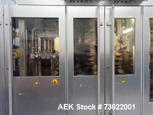 Complete Sidel ESL Bottle Filling Line with Blow Molder, Capper, Sleeving & Casing
