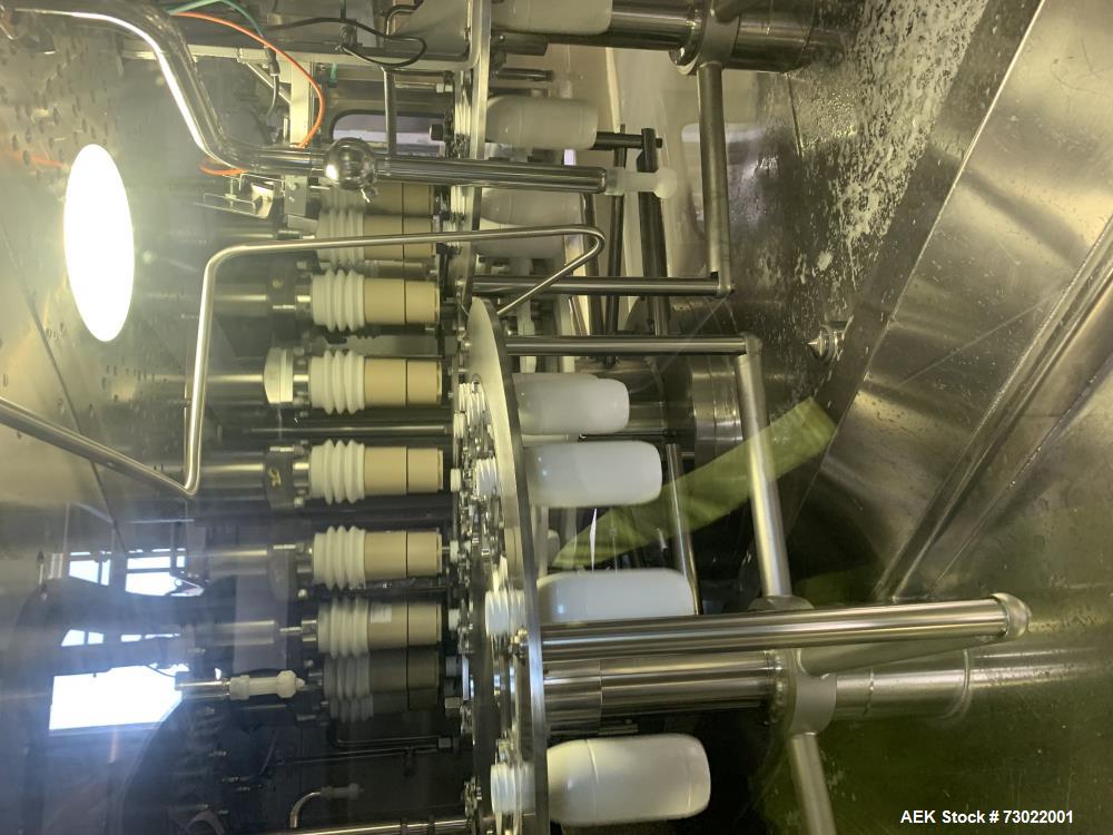 Complete Sidel ESL Bottle Filling Line with Blow Molder, Capper, Sleeving & Casing