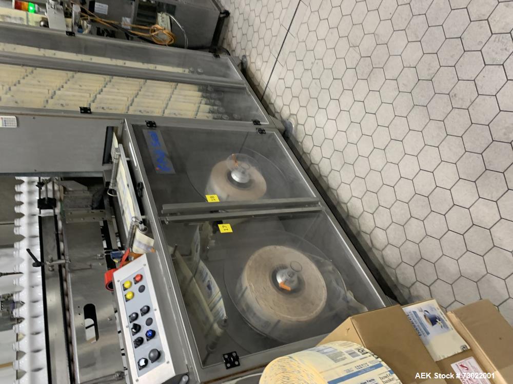 Complete Sidel ESL Bottle Filling Line with Blow Molder, Capper, Sleeving & Casing
