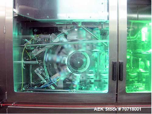 Used Tetra Pak Tetra Top TT3 Filling Machine.  Maximum capacity 9,000 packages per hour, package sizes 0.13, 0.19 and 0.26 gallons (500, 750, 1000 ml), sterilization H2O2.  Comprised of:  (2) screw c...