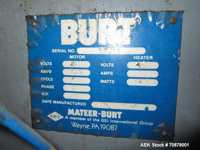 Used Complete Theile Paint Can Filling Line.  Line consists of a General Conveyor Systems semi-automatic can depalletizer, Mateer Burt 4086 roll through labeler with Valco cold glue lap seal, Thiele ...