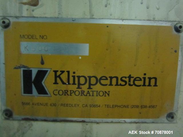 Used Complete Theile Paint Can Filling Line.  Line consists of a General Conveyor Systems semi-automatic can depalletizer, Mateer Burt 4086 roll through labeler with Valco cold glue lap seal, Thiele ...