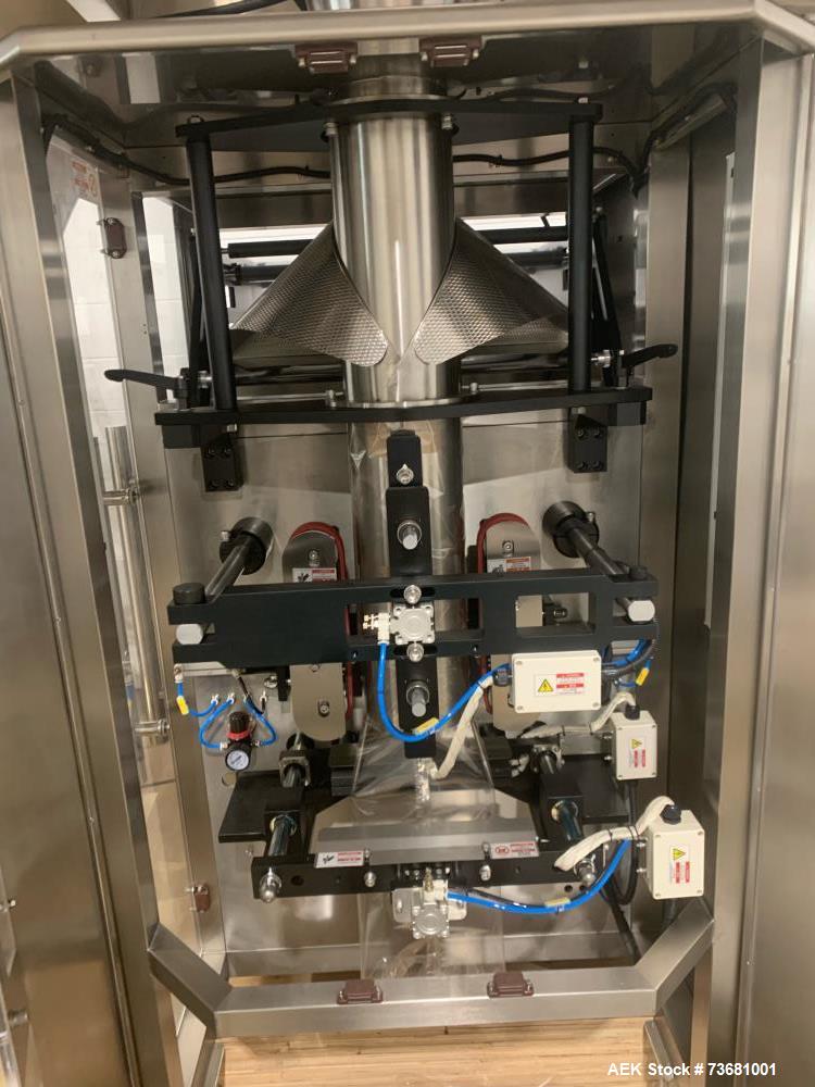 Used Guangdong Vertical Form Fill Seal (VFFS) Packaging Machine with 10-Head Combination Scale