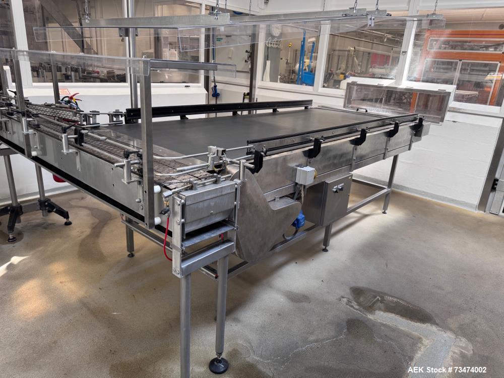 Used FEDERAL / C&G / ZALKIN PET Bottle Filling Line – 6,500 BPH, 500/1000ml Bottles, Full Labelling, Dosing, Palletizing