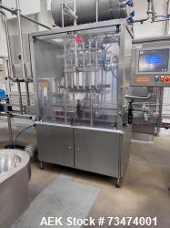 Used Primodan/MSA/Markem HDPE Bottle Filling Line – 1100 BPH, 2L Bottles, Complete with Filler, Capper, Labeler, Palletizer