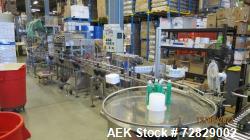 Used-ELF (E-Pak) 8 Head inline Positive Displacement Filling Line