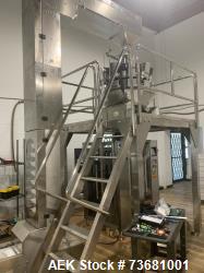 Used Guangdong Vertical Form Fill Seal (VFFS) Packaging Machine with 10-Head Combination Scale