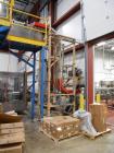 Used Hot Fill Beverage Line capable of up to 600 bottles per minute, comprised of the following equipment: Sentry model 5022 depalletizer; Alliance lowerator; Filler Specialties monobloc 54 head fill...