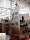 Used Hot Fill Beverage Line capable of up to 600 bottles per minute, comprised of the following equipment: Sentry model 5022 depalletizer; Alliance lowerator; Filler Specialties monobloc 54 head fill...
