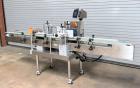 Complete Packaging Line with Piston Filler, 6-Quill Capper, Wrap Labeler & Conveyors