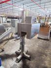 Used Acasi Model Tru-PI-12-V Automatic Inline Piston Filling Line Last Running Sauces. Consists of (2) Acasi Model Tru-12-VS Fillers, Resina Model NRC 40 inline quill capper, Acasi Trucap8-Vib capper...