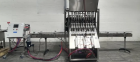 Used Accutek Automatic Piston Filling Line – 10 Head AVF10, Capper, Labeler, Tables – 100 Bottles/Min (2021)