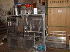USED: Adams Engineering JBS 240 water filling line, 5 BPM (250-300BPH) 5 and 3 gallon. Adams Engineering stainless steel 2 head filler/capper. Conveyor: 4-1/2