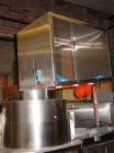USED: Adams Engineering JBS 240 water filling line, 5 BPM (250-300BPH) 5 and 3 gallon. Adams Engineering stainless steel 2 head filler/capper. Conveyor: 4-1/2