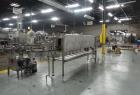 Used Alcoa 8 Head Inline Pressure Gravity Filling And Sleeving Line