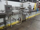 Used Alcoa 8 Head Inline Pressure Gravity Filling And Sleeving Line