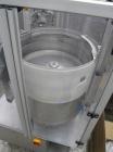 Used Bosch MRF 1010 Bottle Filling/Closing Machine. Filling range 0.1 - 8.5 fl oz (0.5 - 250 ml), output 3,000 bottles an hour. 4 Filling stations with rotary slide piston pumps, capper, torque-screw...