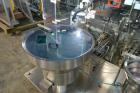 Used Capmatic Straight Line Automatic “Puck Style” Fragrance Line, Model Patriot L, S/N PA03101111, new 2004.  3/60/480V/20A.  6 Head Straight Line Vacuum Filler, Model Vacufill, S/N RV03101110, with...