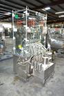 Used Capmatic Straight Line Automatic “Puck Style” Fragrance Line, Model Patriot L, S/N PA03101111, new 2004.  3/60/480V/20A.  6 Head Straight Line Vacuum Filler, Model Vacufill, S/N RV03101110, with...