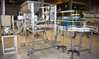 Used Inline Filling Systems Complete Positive Displacement Piston Filling Line.