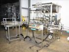 Used Inline Filling Systems Complete Positive Displacement Piston Filling Line.