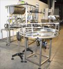Used Inline Filling Systems Complete Positive Displacement Piston Filling Line.