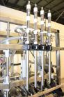 Used- Inline Filling Systems Complete Positive Displacement Piston Filling Line.