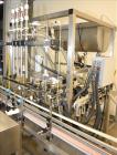 Used Inline Filling Systems Complete Positive Displacement Piston Filling Line.