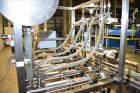 Used Inline Filling Systems Complete Positive Displacement Piston Filling Line.