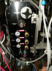 Used Kalish Liquid Bottle Filling Lineconsisting of: (1) Kalishtronic 8 head inline bottom up filler, Model KT12. (8) 5/8’’ diameter x 8-7/8’’ long diving nozzles, set up for approximately 946 ml. (8...
