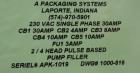 Used Kapsall/Acasi/Apak Liquid/Paste Filling Line