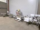 Accutek & PacMac Liquid Bottle Filling Line – Conveyor, Cap Sorter & Wrap Labeler