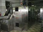 Used Tetra Pak Tetra Top TT3 Filling Machine.  Maximum capacity 9,000 units per hour, 3/50 hz/400V, filling volumes 0.13, 0.19 or 0.26 gallons (500, 750, 1000 ml), (2) Tetra cappers, CE certified.