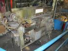Used Complete Theile Paint Can Filling Line.  Line consists of a General Conveyor Systems semi-automatic can depalletizer, Mateer Burt 4086 roll through labeler with Valco cold glue lap seal, Thiele ...