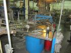 Used Complete Theile Paint Can Filling Line.  Line consists of a General Conveyor Systems semi-automatic can depalletizer, Mateer Burt 4086 roll through labeler with Valco cold glue lap seal, Thiele ...