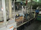 Used Complete Theile Paint Can Filling Line.  Line consists of a General Conveyor Systems semi-automatic can depalletizer, Mateer Burt 4086 roll through labeler with Valco cold glue lap seal, Thiele ...