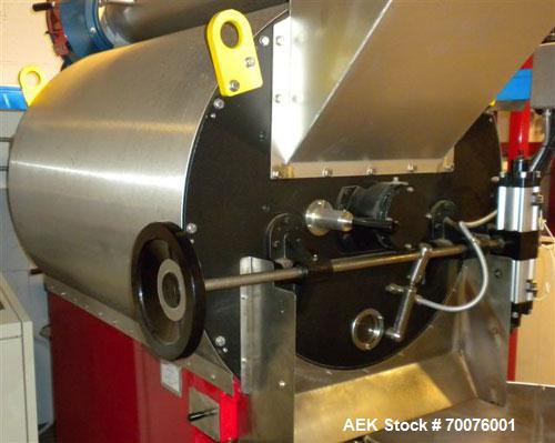 Used Coffee Roasting System: ) Petroncini TTA 60 Roaster(60KG per batch with output of 3 to 4 batches per hour) with ELP 60 pneumatic loaders, Petroncini Main 300 coffee grinder, Petroncini BFT 60 af...