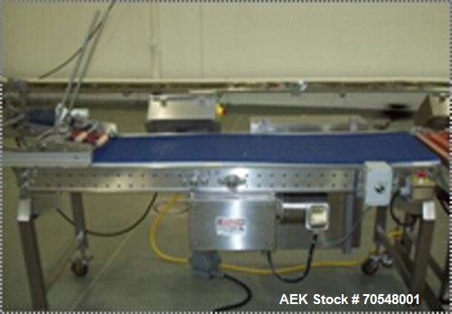 Used Complete Pizza Processing and Packaging Line.  Line consists of Pizzamatic sauce depositors, cheese shredders, transfer conveyors, Pizzamatic waterfall cheese applicator, sausage applicator, pep...